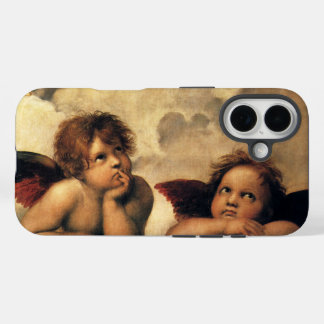 Funda iPhone 16 Sistine Madonna Angels por Raphael Sanzio