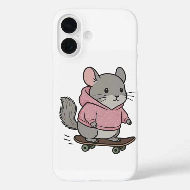 Funda iPhone 16 Skate rápido, refrigerio más rápido (Reverso )