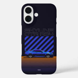 Funda iPhone 16 Skyline GT-R R34 Bayside Blue