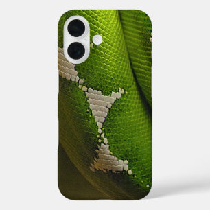 Funda iPhone 16 Snake verde * Estuche para iPhone Funda-Mate