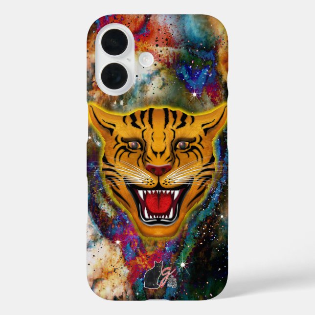 Funda iPhone 16 Snarling Tiger Nebula (Reverso )