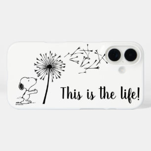 Funda iPhone 16 Snoopy con Dandelion