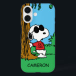 Funda iPhone 16 Snoopy "Joe Guay"<br><div class="desc">Echa un vistazo al alter-ego de Snoopy Joe Guay de pie y de pie.</div>