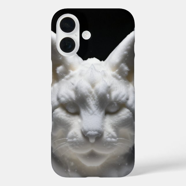 Funda iPhone 16 Snow Lynx Majesty (Reverso )