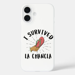 Funda iPhone 16 Sobreviví La Chancla - Chiste Divertido de Madre M