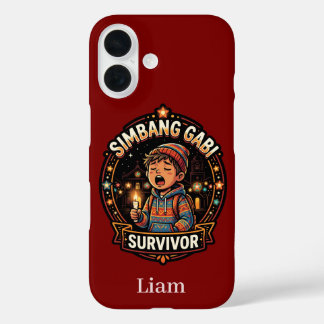 Funda iPhone 16 Sobreviviente de Simbang Gabi Navidad Filipino Ame