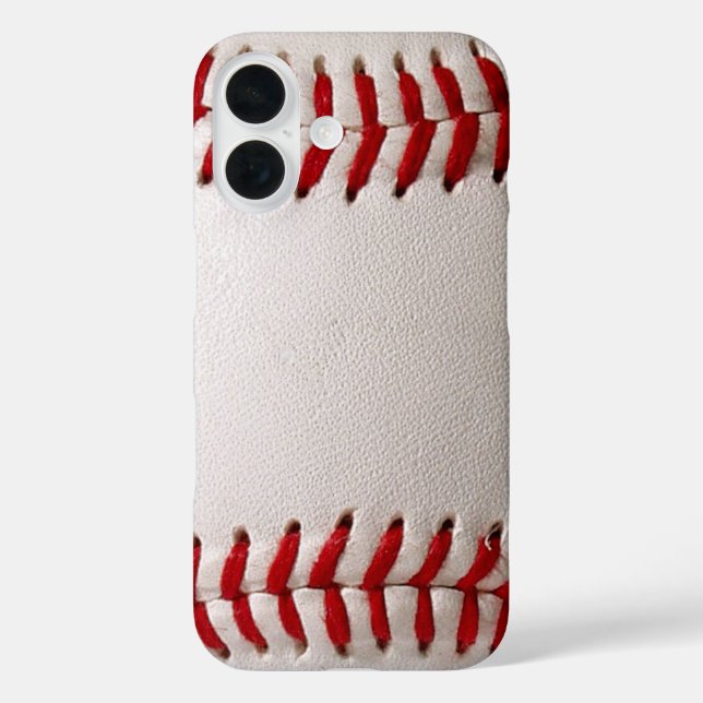Funda iPhone 16 Softbol de béisbol (Reverso )