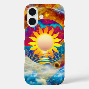 Funda iPhone 16 Sol cósmico