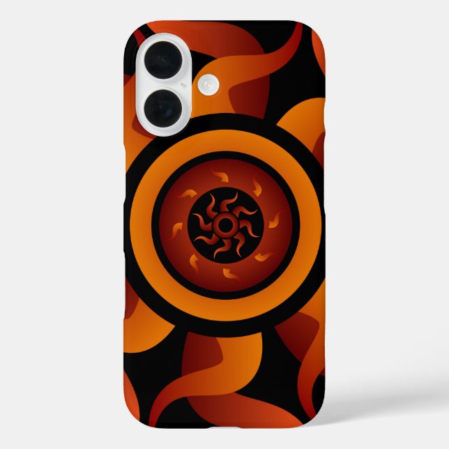 Funda iPhone 16 Solar Spiral Case (Reverso )