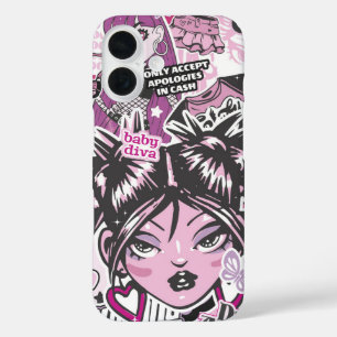 FUNDA iPhone 16 SOLO ACEPTO DISCULPAS EN EFECTIVO Y2K