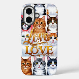 Funda iPhone 16 Sólo para los amantes de los gatos, su nuevo estuc