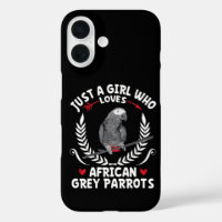 Sólo una chica que ama los loros grises africanos 