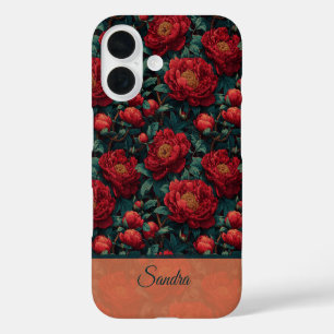 Funda iPhone 16 Sorpresa Hermosa Cumpleaños Peonía Floral Personal