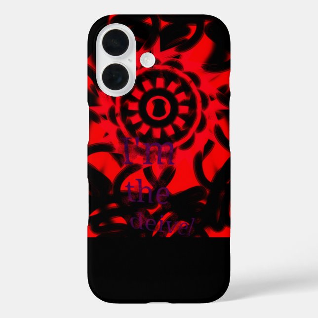 Funda iPhone 16 Soy el diablo  (Reverso )