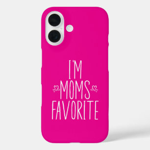 Funda iPhone 16 Soy favorita de las madres