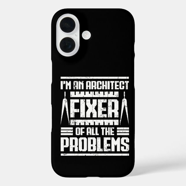 Funda iPhone 16 Soy Un Arquitecto Solucionador De Todos Los Proble (Reverso )