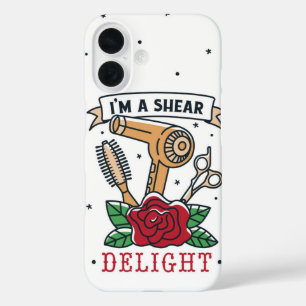 Funda iPhone 16 Soy un Hairstylista Shear Delight Vintage