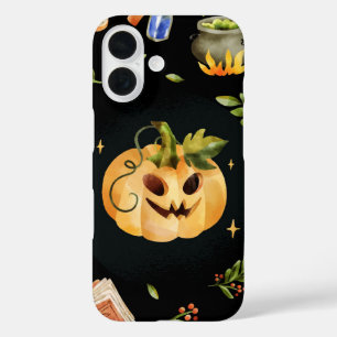 Funda iPhone 16 Spell de calabaza - Halloween espeluznante