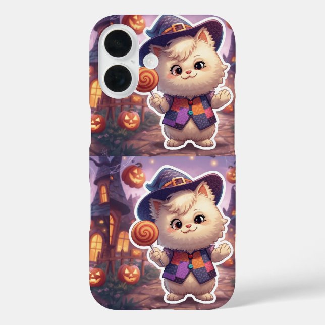 Funda iPhone 16 Sr. Bluffy - Caballero Bluffmaster de Halloween (Reverso )