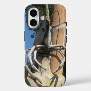 Funda iPhone 16 Sr. Crustacean AKA Cabeza de langosta ... Infierno