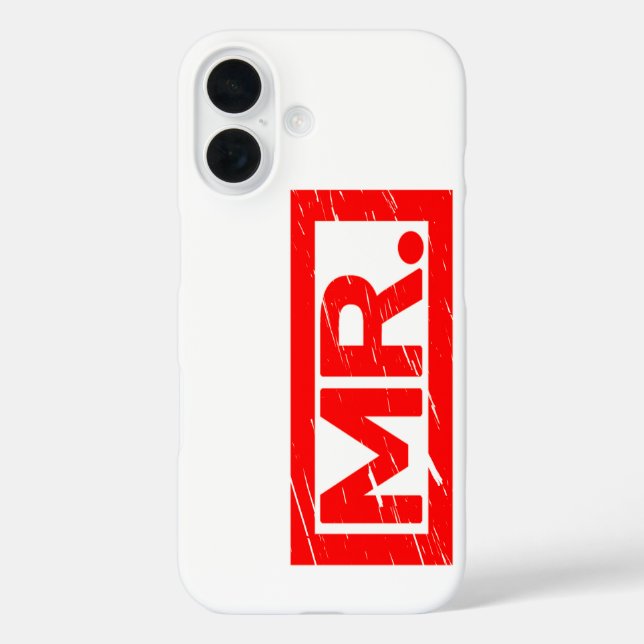 Funda iPhone 16 Sr. Stamp (Reverso )