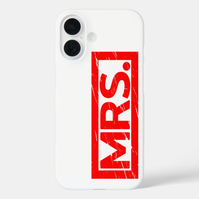 Funda iPhone 16 Sra. Stamp (Reverso )