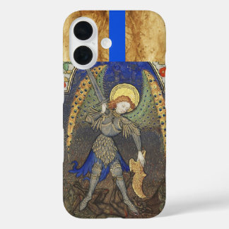 Funda iPhone 16 St. Michael Archangel con el diablo