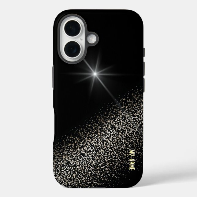 Funda iPhone 16 Starburst con sendero para el brillo (Reverso )