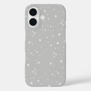 Funda iPhone 16 Starlight gris plateado