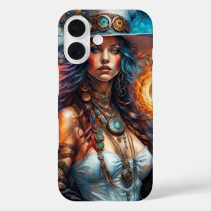 Funda iPhone 16 Steampunk Voodoo Queen 1