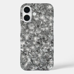 Funda iPhone 16 Strass crystals texture image