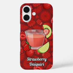 Funda iPhone 16 Strawberry Daiquiri