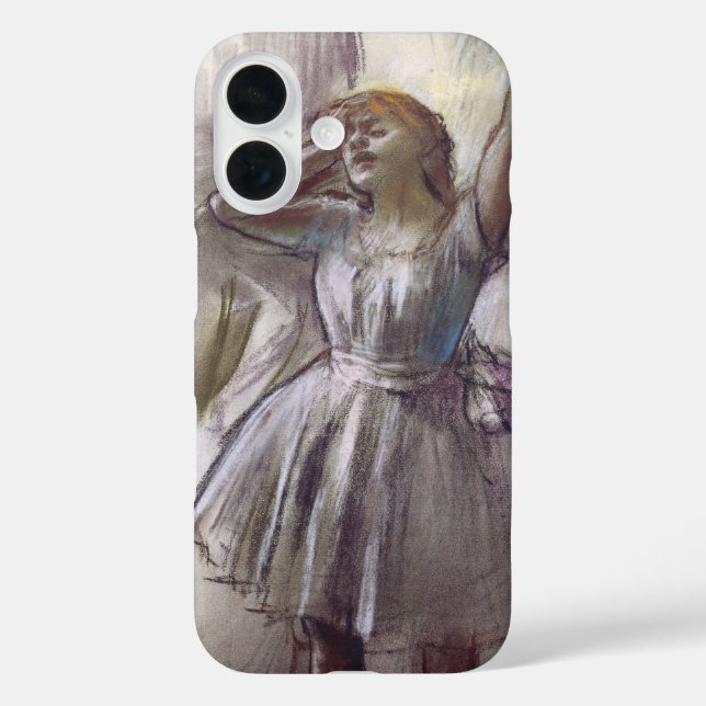 Funda iPhone 16 Stretching de bailarinas por Edgar Degas, ballet d (Reverso )