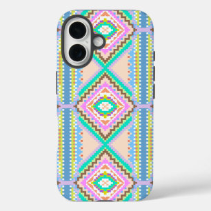 Funda iPhone 16 Sueño Pastel Eléctrico Caleidoscopio