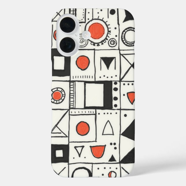 Funda iPhone 16 Sueños De Doodle: Un Resumen Extraño (Reverso )