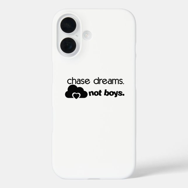 Funda iPhone 16 Sueños de persecución, no niños (Reverso )