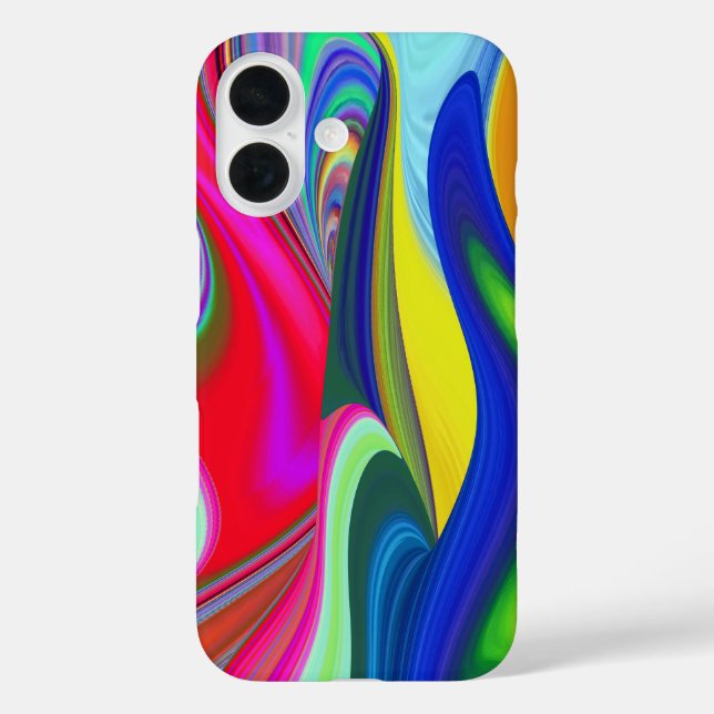 Funda iPhone 16 Summerrainbow , Resumen del Rainbowart 3D (Reverso )