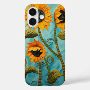 Funda iPhone 16 Sunflower