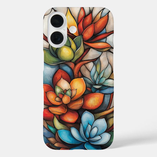 Funda iPhone 16 Sunset Flourish (Reverso )