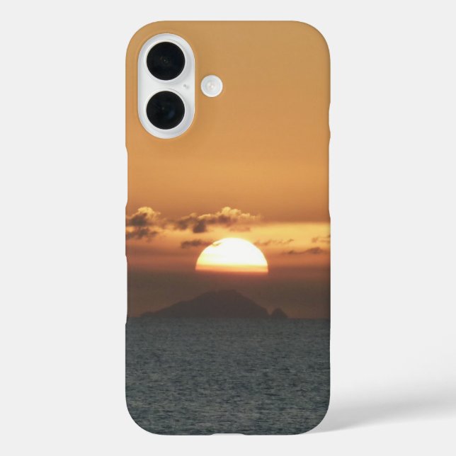 Funda iPhone 16 Sunset in Antigua I Seascape Photography (Reverso )