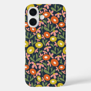 Funda iPhone 16 Super limón de verano retro de los años 60