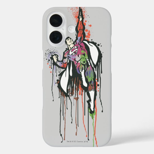Funda iPhone 16 Superman - Poster de la inocencia torcida (Reverso )