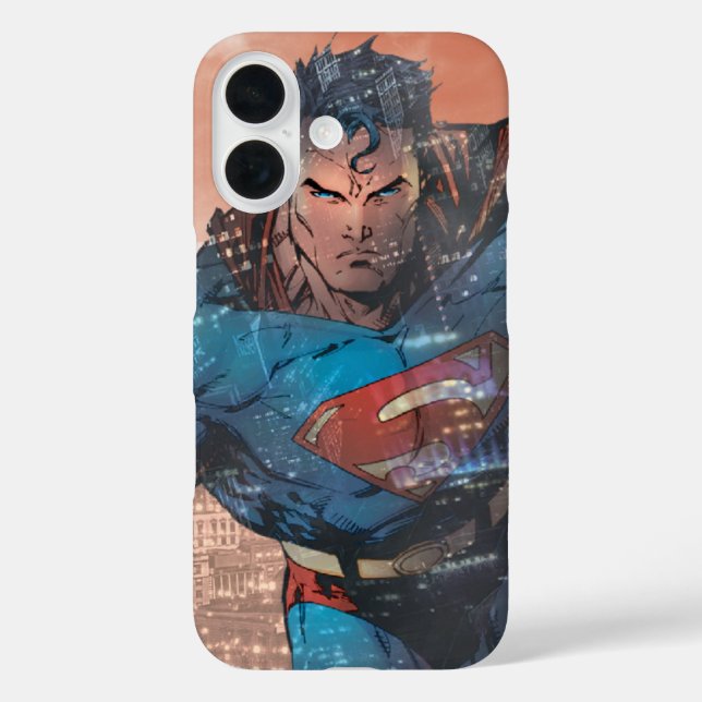 Funda iPhone 16 Superman - Rojo (Reverso )