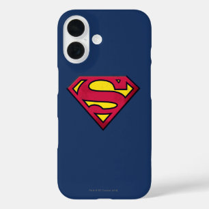 Funda iPhone 16 Superman S-Shield   Logotipo de suciedad