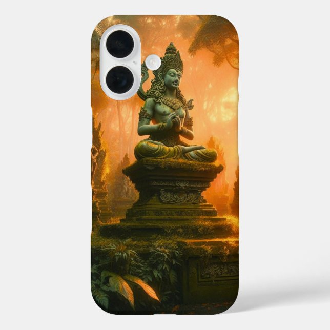 Funda iPhone 16 Susurros sagrados de Bali (Reverso )