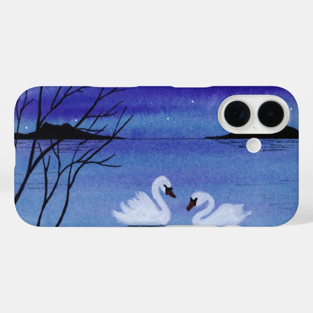 Funda iPhone 16 Swans (Reverso (Horizontal))
