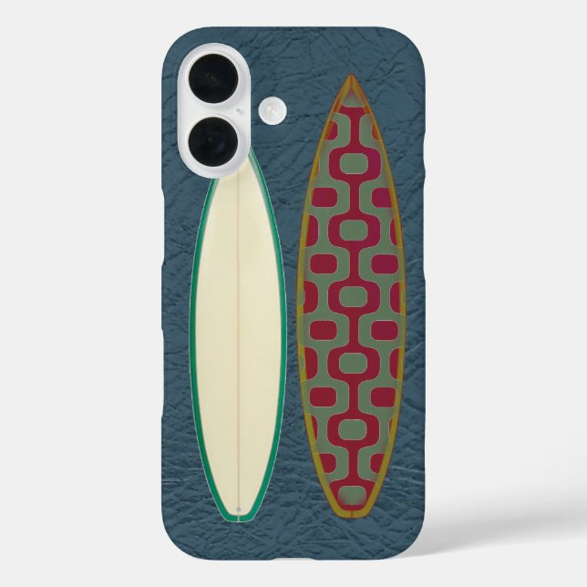 Funda iPhone 16 Tabla de surf de Ipanema Rio (Reverso )