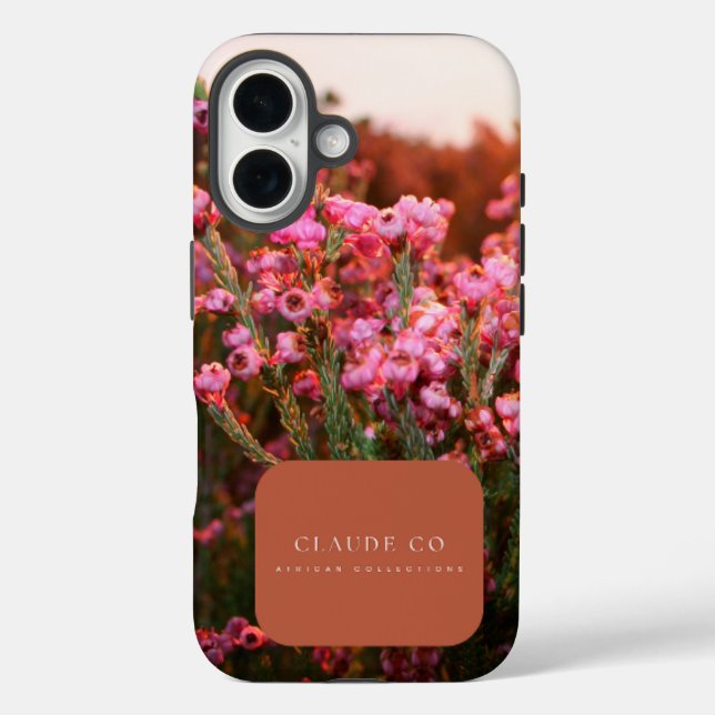 Funda iPhone 16 Tapa telefónica: Diseño Erica-Daphniflora (Reverso )
