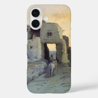 Funda iPhone 16 Tarde, Pueblo de Walpi por Marion Kavagh Wachtel