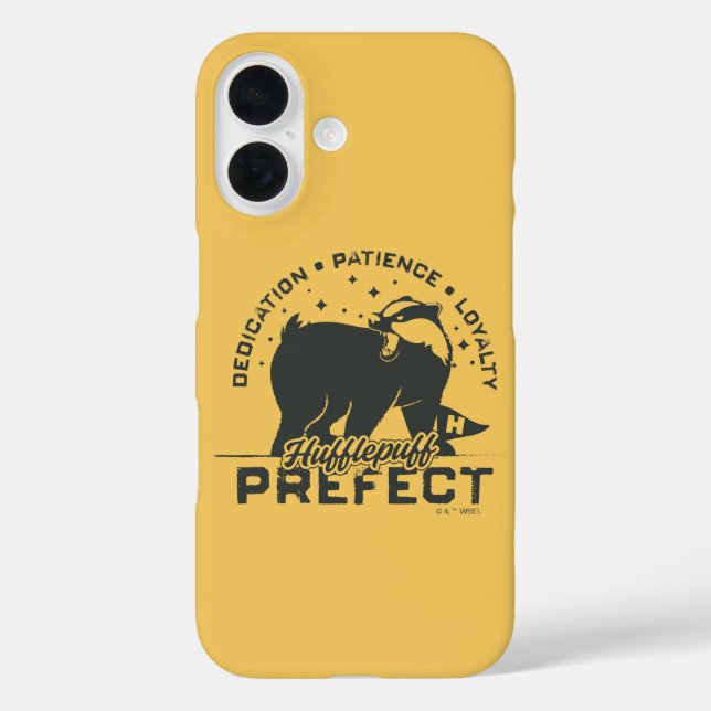 Funda iPhone 16 Tarjeta prefecta HUFFLEPUFF™ (Reverso )